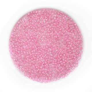 Бисер розовый, упаковка 50г