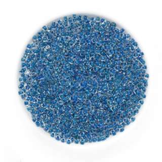 Бисер синий, упаковка 50г