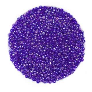 Бисер фиолетовый хамелеон, упаковка 50г