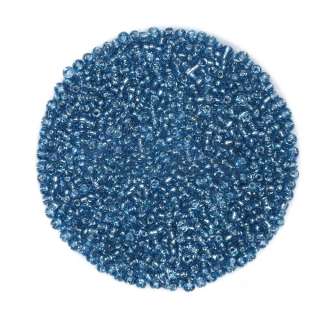 Бисер синий с серым оттенком, упаковка 50г