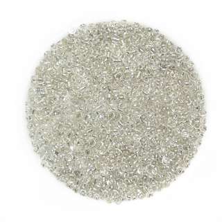 Бисер молочно-серый, упаковка 50г