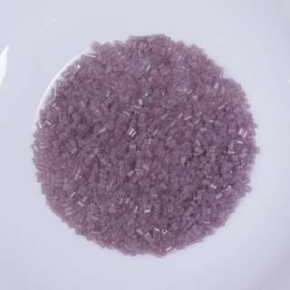 Бисер фиолетово-серый прозрачный, упаковка 50г