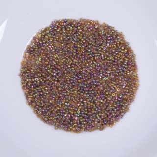 Бисер бежевый хамелеон, упаковка 50г