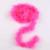 Боа из лебяжьего пуха розовое яркое, длина 1,8м