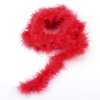Боа из лебяжьего пуха красное, длина 1,8м