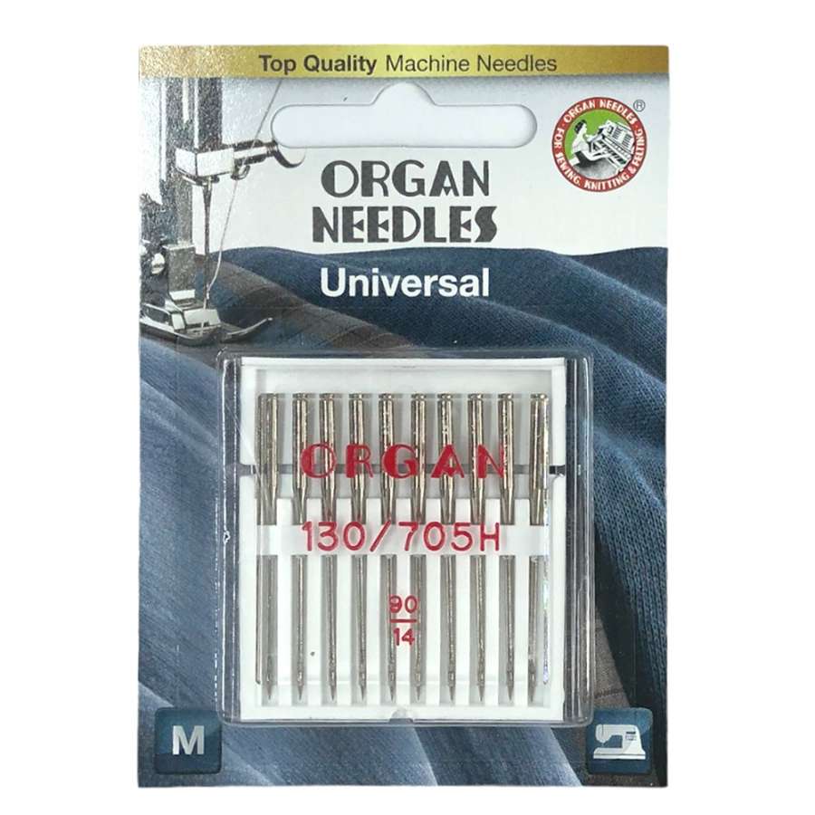 Иглы швейные ORGAN №90/14 (набор 10 шт) для бытовых швейных машин