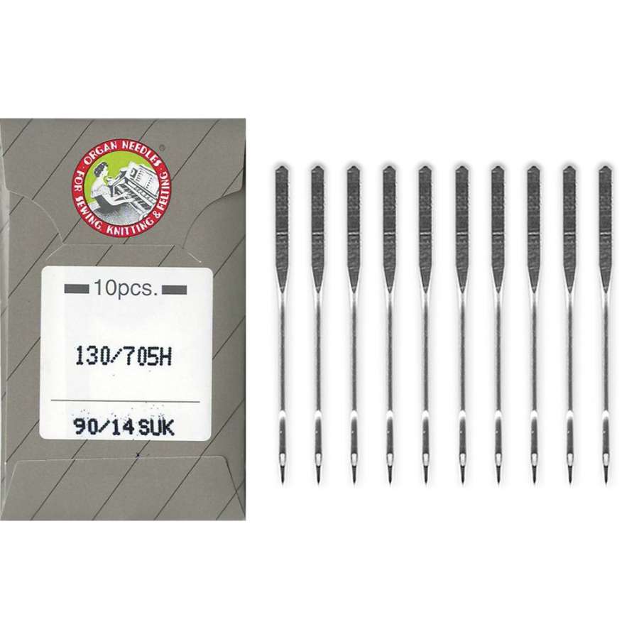 Иглы стрейч ORGAN №90/14 (набор 10 шт) для бытовых швейных машин