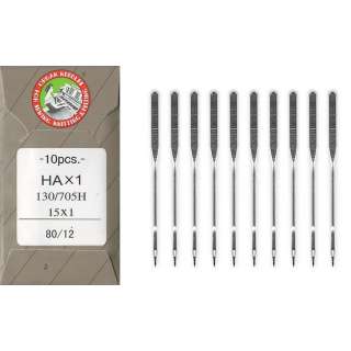 Иглы швейные ORGAN №80/12 (набор 10шт) для бытовых швейных машин