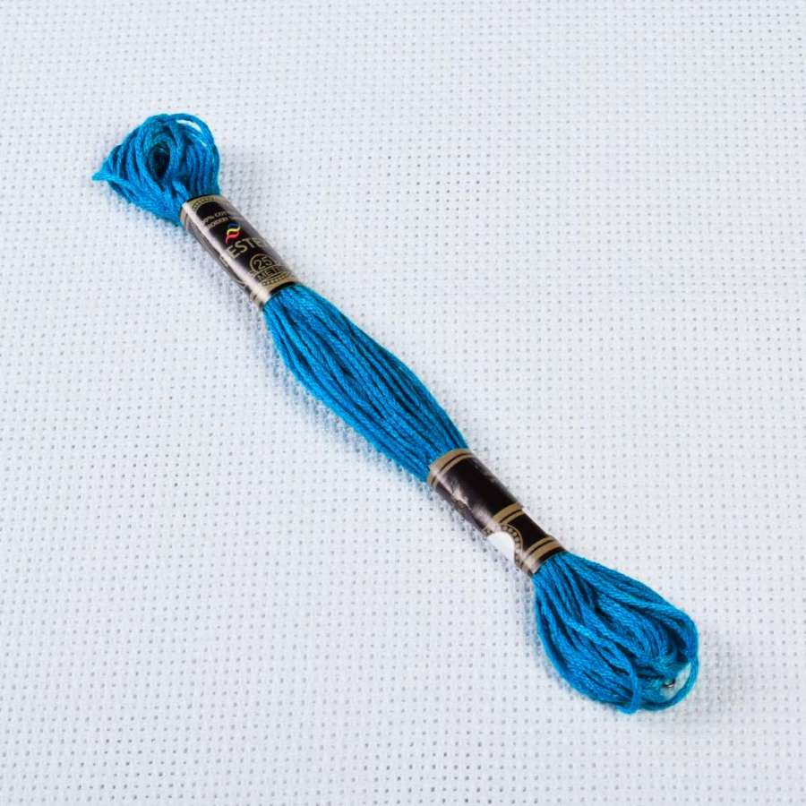Мулине Bestex 995 8м, Электрик синий, тёмный