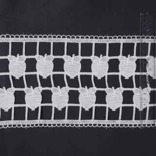 Кружево хлопок италия белое