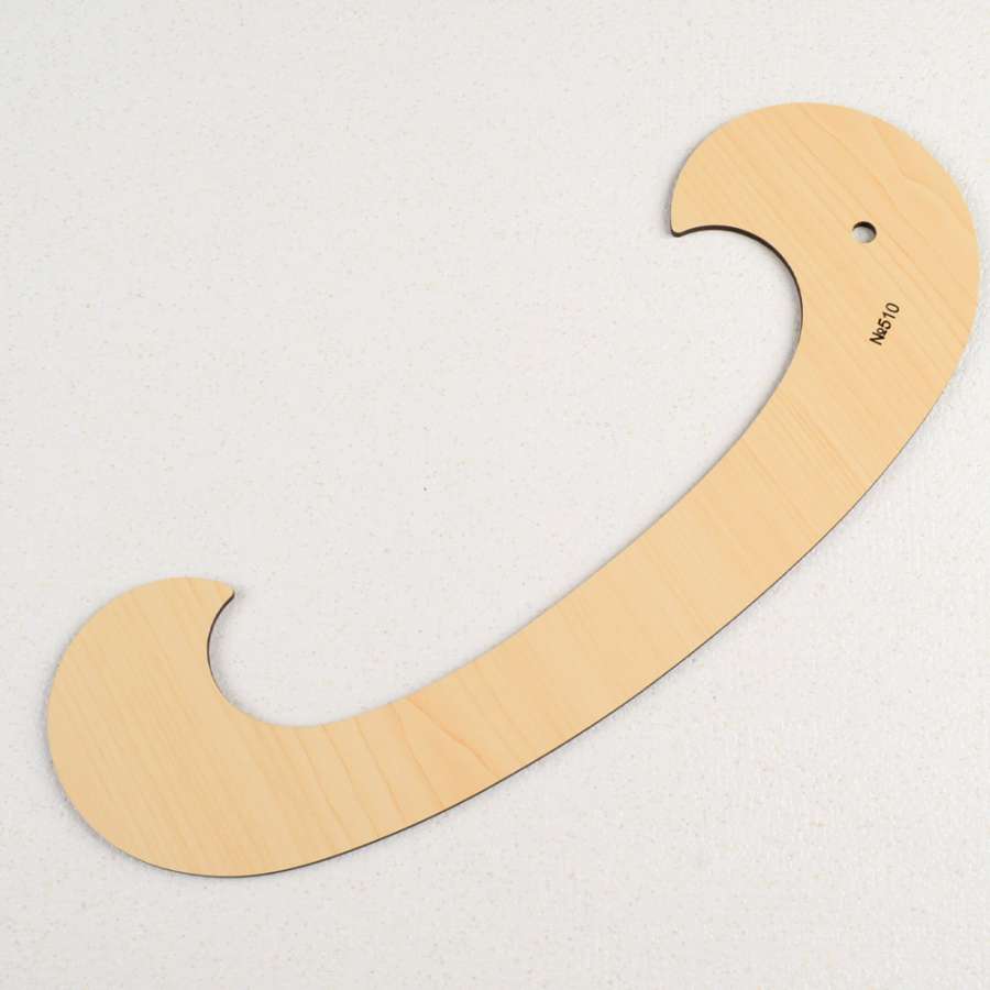 Лекало портновское Пройма 355х140мм №510