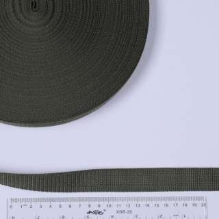 Лента ременная 25мм хаки