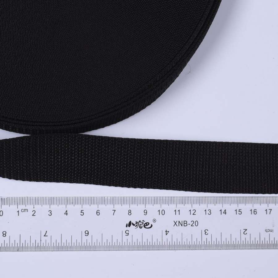 Лента ременная 30мм черная