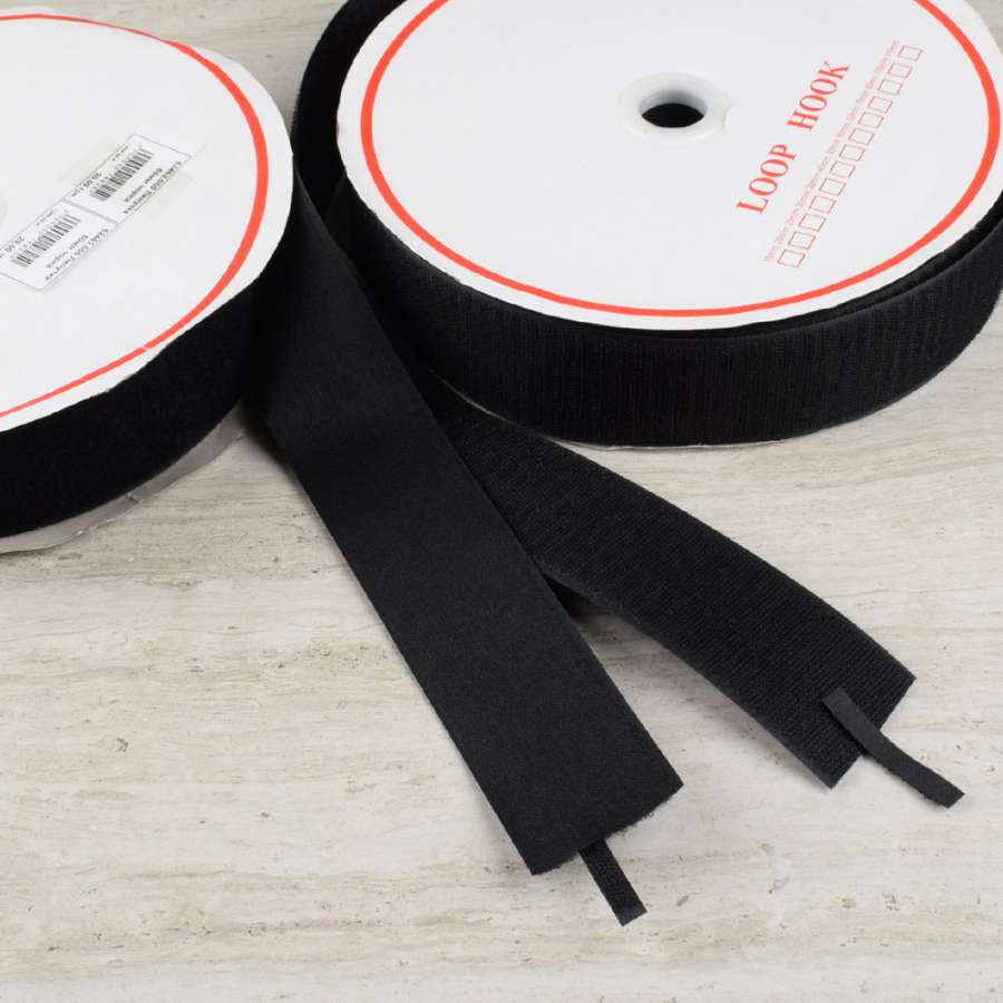 Липучка 50мм черная