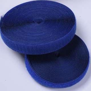 Лента липучка 20мм синяя