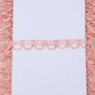 Тесьма петельки 15мм персиковая