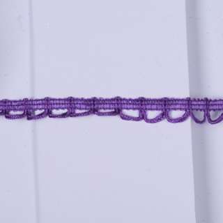Тесьма петельки 15мм сиреневая темная