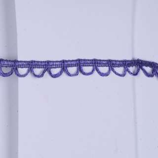 Тесьма петельки 15мм фиолетовая светлая