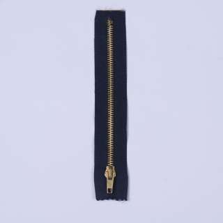 Молния металл М-16 Тип-5 джинсовая неразъемная синяя темная