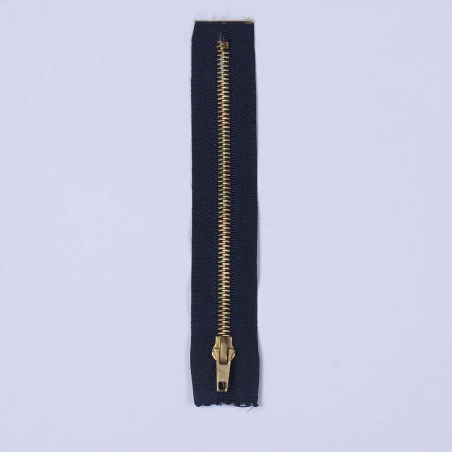 Молния металл М-16 Тип-5 джинсовая неразъемная синяя темная