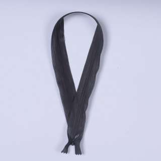 Молния потайная М-50 Тип-3 неразъемная нейлон серая темная