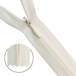 Молния потайная М-50 Тип-3 неразъемная нейлон айвори