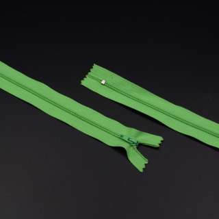 Блискавка спіральна М-20 Тип-3 нероз'ємна бавовна салатово-зелена