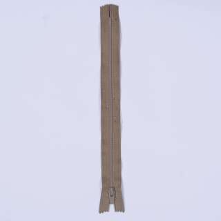 Молния спиральная М-20 Тип-3 неразъемная х/б бежево-кофейная