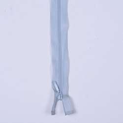 Молния спиральная М-60 Тип-2 неразъемная х/б голубая