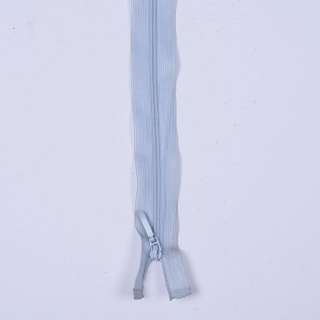 Молния спиральная М-60 Тип-2 неразъемная х/б голубая