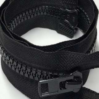 Молния тракторная М-80 Тип-10 разъемная 2 бегунка черная