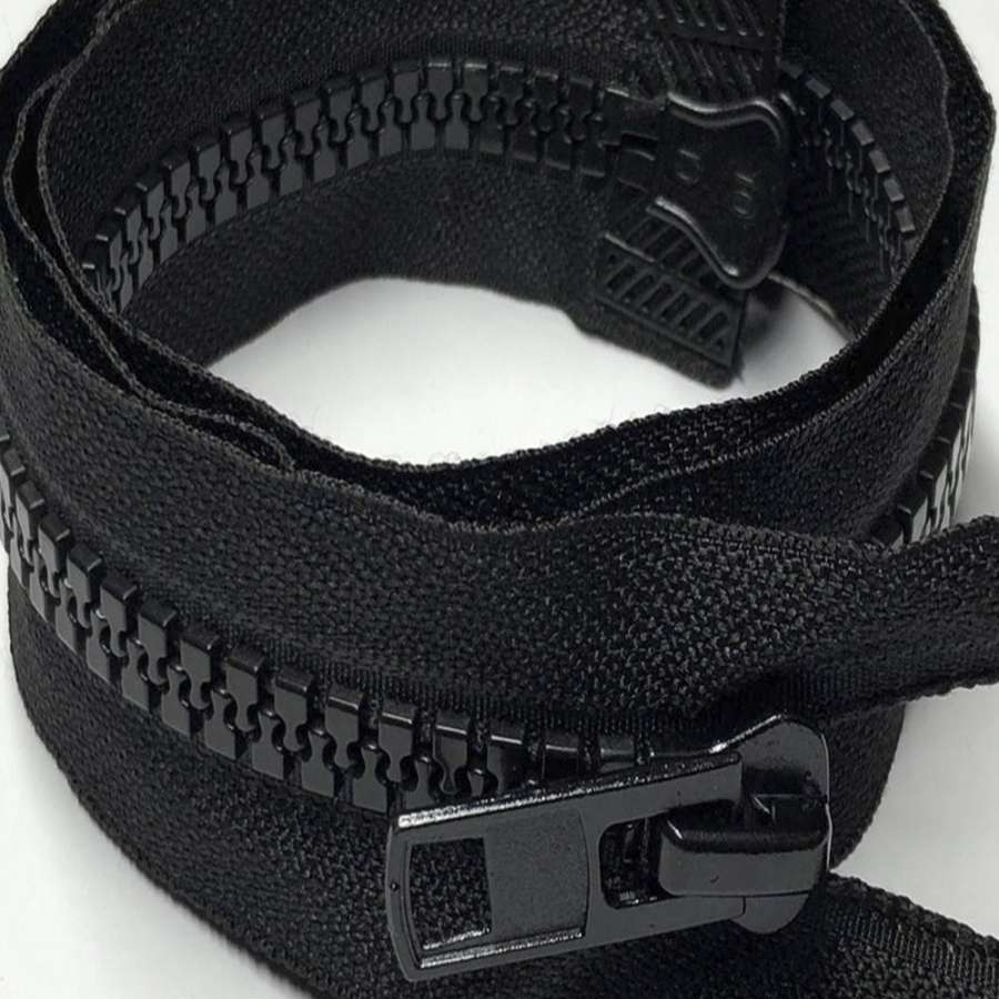 Молния тракторная М-80 Тип-10 разъемная 2 бегунка черная