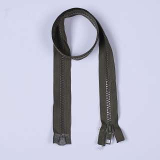 Молния тракторная М-90 Тип-10 разъемная 2 бегунка хаки