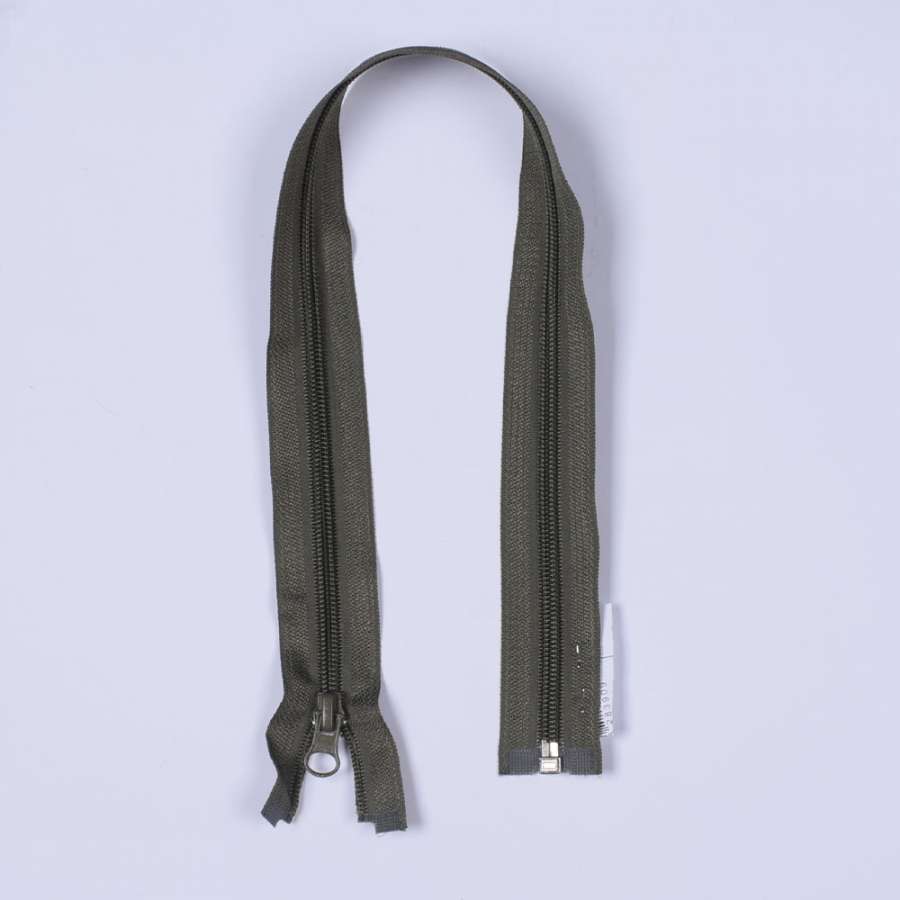 Молния спиральная М-50 Т-5 разъемная 1 бегунок хаки