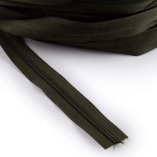 Молния рулонная спиральная Т-5 (за метр) зеленая темная