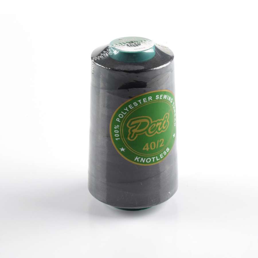 Нитки Пери 4000 ярдов №40/2 бобина черные