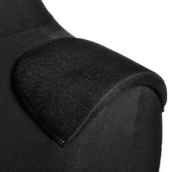 Плечевые накладки поролон обшитые трикотажем 10х110х165 черные