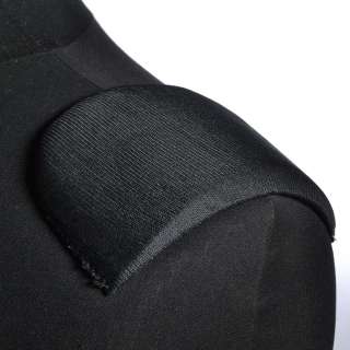 Плечевые накладки поролон обшитые трикотажем 10х95х140 черные