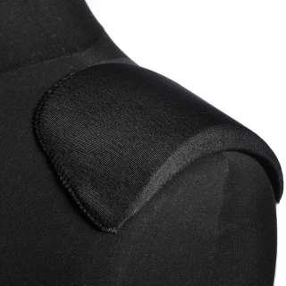 Плечевые накладки поролон обшитые трикотажем 10х118х165 черные