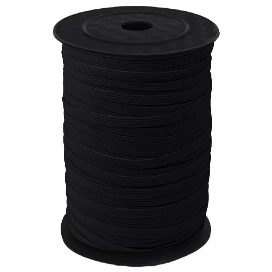 Резинка 3мм черная плотная