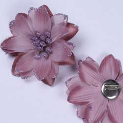 Брошь цветок фрезовый 10 см