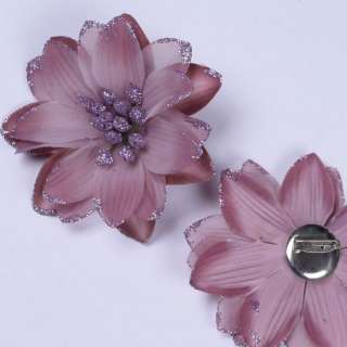 Брошь цветок фрезовый 10 см