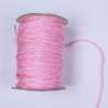 Шнур спортивный плетеный розовый бледный