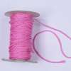Шнур спортивный плетеный розовый
