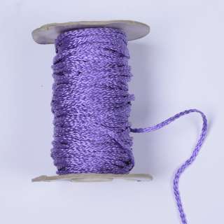 Шнур спортивный плетеный сиреневый светлый