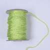 Шнур спортивный плетеный салатовый