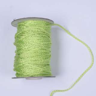 Шнур спортивный плетеный салатовый