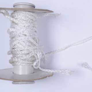 Шнур спортивный плетеный белый