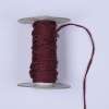 Шнур спортивный плетеный бордовый