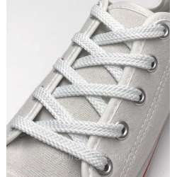 Шнурки обувные плоские 1 пара 100см белые